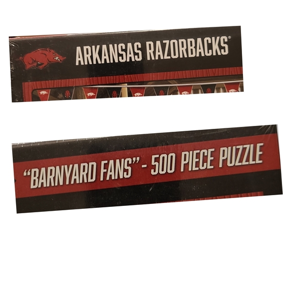 Arkansas Razorbacks Barnyard Fans Puzzle - Picture 2 of 2